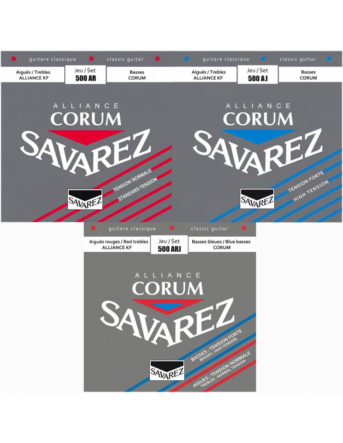 Cordes pour guitare classique Savarez Alliance Corum | Pizz-Arco.fr