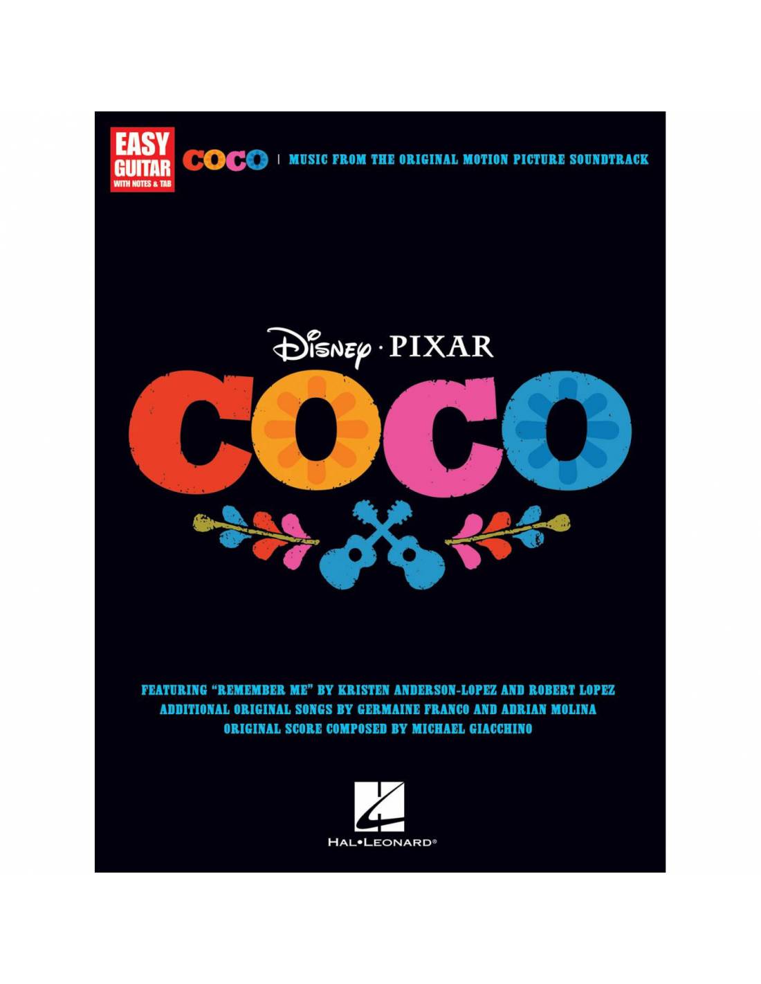 Coco Disney Pixar pour guitare, notes et tablatures, facile